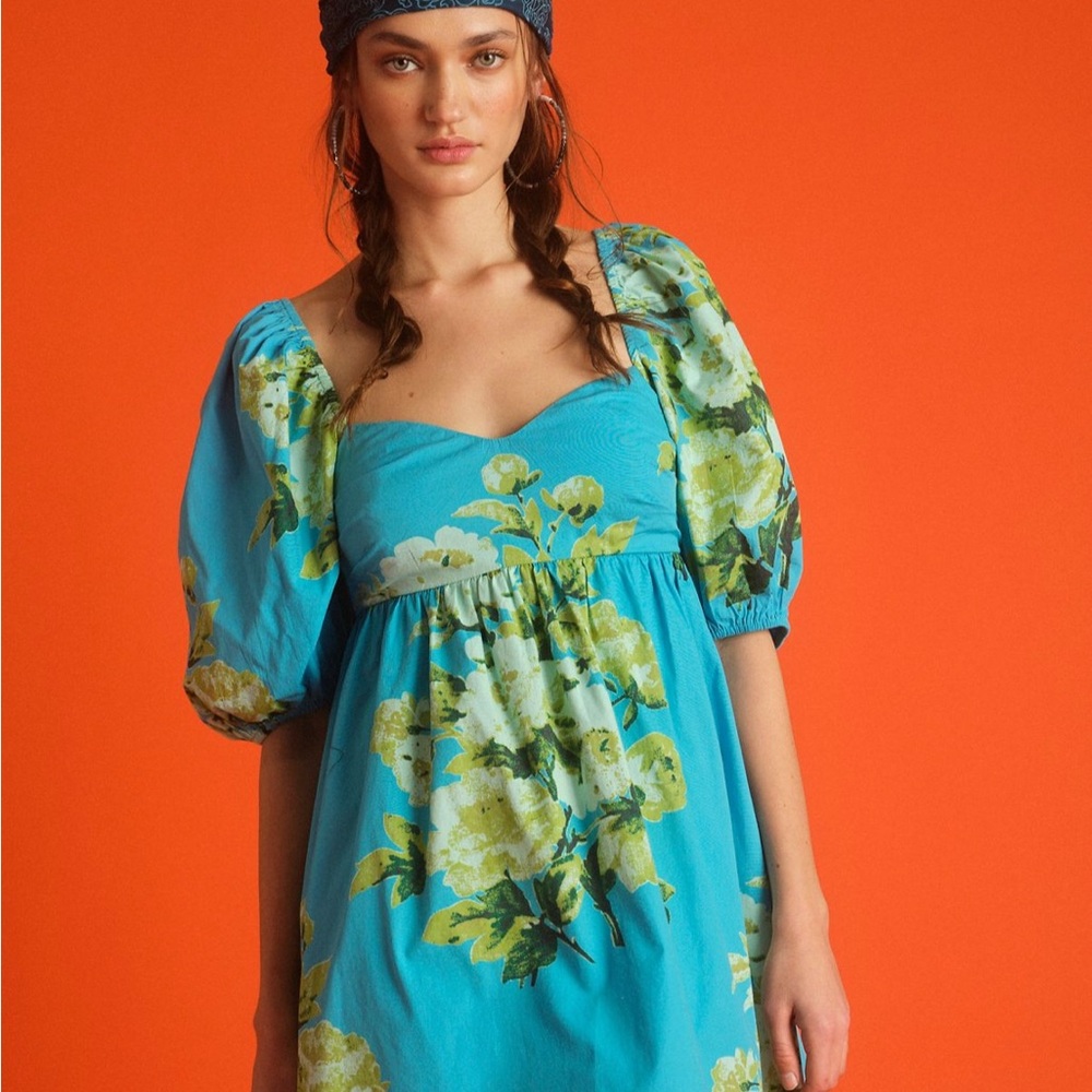 Free People peony babydoll dress